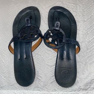 Tory Burch Bright Navy Miller sandal